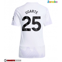 Ženske Nogometnih dresov Manchester United Manuel Ugarte #25 Gostujoči 2025-26 Kratki rokavi